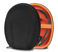 Étui Geekria Shield Compatible avec VXI BlueParrott B350-XT, B450-XT, Sennheiser PC8, PC7 - Sac de Voyage Rigide de Remplacement avec Rangement des câbles (Noir)