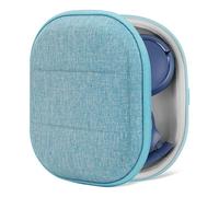 Étui Geekria Shield pour Casque Supra-auriculaire Compatible avec JBL Tune 510BT, Tune 660NC, Tune 560BT et Tune 520BT, Housse Rigide de Transport avec Rangement pour câbles (Bleu Clair)