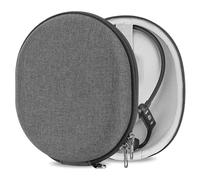 Étui Geekria Shield pour écouteurs à Conduction osseuse, Compatible avec Audio Technica ATH-CC500BT2, Philips TAA3609, étui de Voyage Rigide de Remplacement avec Rangement du câble (Gris foncé)