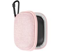 Étui Geekria Shield pour écouteurs, Compatible avec JBL Vibe Buds 2, Tune Beam, Vibe Beam 2, Tune Buds 2 True Wireless, Coque Rigide de Remplacement pour Voyage avec Rangement câble (Rose)