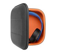 Étui Geekria Shield pour Grand Casque Gaming Circum-auriculaire, Sac de Transport Rigide de Rechange avec Rangement pour câbles, Compatible Sony INZONE H9, SHURE SRH840 (Gris)