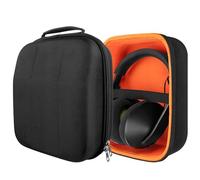 Étui Geekria Shield pour Grands Casques circumauraux, Sac de Voyage Rigide de Rechange avec Rangement pour câble, Compatible avec Beyerdynamic DT 880 Pro, étui Sony Pulse Elite (Noir)