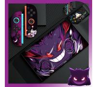 Étui Gengar de dessin animé pour Console de jeu Nintendo Switch 2/NS Oled, conception de Type fendu Joy-con, housse de protection antichoc et anti-chute E