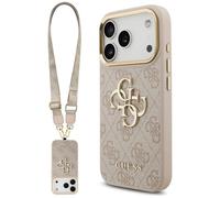 Etui Guess 4G Big 4G Classic Logo Big Strap Metal Buttons do iPhone 17 Pro ró?owy