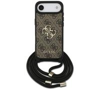 Etui Guess 4G Big Logo Cord Stap Crossbody do iPhone Air br?zowy