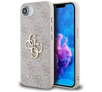 Étui Guess 4G Big Logo pour iPhone 16e rose
