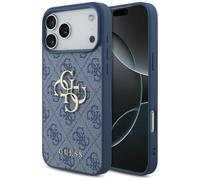 Étui Guess 4G Big Logo pour iPhone 18 Pro Max / 17 Pro Max, bleu