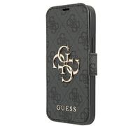 Étui Guess 4G Big Metal Logo pour iPhone 13 Pro Max, gris