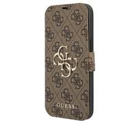 Étui Guess 4G Big Metal Logo pour iPhone 13 Pro Max, marron