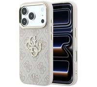 Étui Guess 4G & Big Strass Logo pour iPhone 18 Pro / 17 Pro, rose