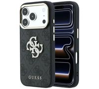Étui Guess 4G & Big Strass Logo pour iPhone 18 Pro Max / 17 Pro Max, noir