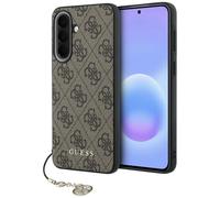 CG MOBILE Guess Coque à breloques 4G pour Samsung Galaxy A57 Marron