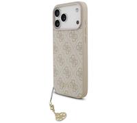 Etui Guess 4G Charms Collection MagSafe do iPhone 17 Pro Max ró?owy