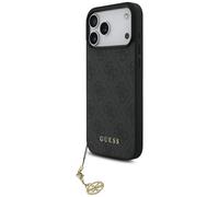 Étui Guess 4G Charms Collection MagSafe pour iPhone 17 Pro Max noir