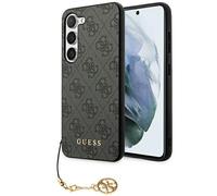 Étui Guess 4G Charms Collection pour Samsung Galaxy A35, noir