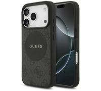 Étui Guess 4G Circle Classic Logo MagSafe pour iPhone 17 Pro noir