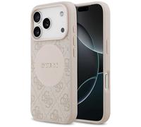 Étui Guess 4G Circle Classic Logo MagSafe pour iPhone 17 Pro rose