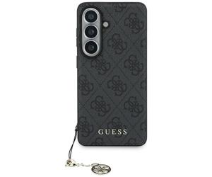 Étui Guess 4G Classic Logo Charm MagSafe pour S26, noir