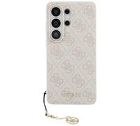 Étui Guess 4G Classic Logo Charm MagSafe pour S26 Ultra, rose