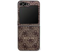 Etui Guess 4G Classic MagSafe do Samsung Galaxy Z Flip7 br?zowy