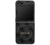 Etui Guess 4G Classic MagSafe do Samsung Galaxy Z Flip7 czarny