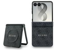 Étui Guess 4G Classic MagSafe pour Samsung Galaxy Z Flip 8, noir