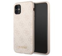 Étui Guess 4G Metal Gold Logo pour iPhone 11 rose