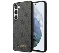 Étui Guess 4G Metal Gold Logo pour Samsung Galaxy S23, gris