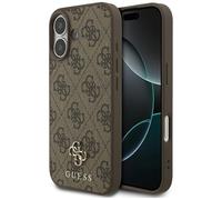 Étui Guess 4G Small Classic Logo MagSafe pour iPhone 17 marron