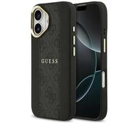 Etui Guess 4G Stripe MagSafe do iPhone 17 czarny