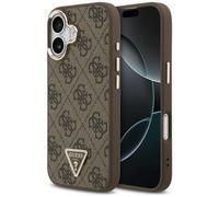 Étui Guess 4G Triangle Logo MagSafe pour iPhone 17 marron