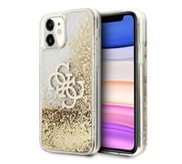 Etui Guess do iPhone 11 6,1 z?oty 4G Big Liquid Glitter