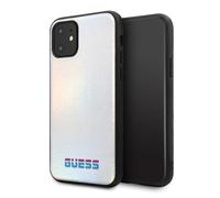Etui Guess do iPhone 11 Pro Max srebrny Iridescent