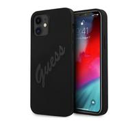 Etui Guess do iPhone 12 mini 5,4 czarny Script Vintage