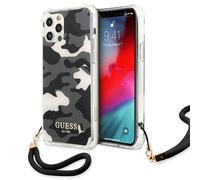 Etui Guess do iPhone 12 Pro Max 6,7 czarny Camo Collection