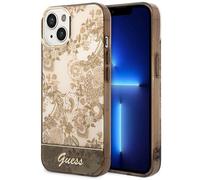 Etui Guess do iPhone 14 Plus 6,7 ochre hardcase Porcelain Collection
