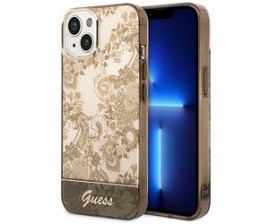 Etui Guess do iPhone 14 Plus 6,7 ochre hardcase Porcelain Collection