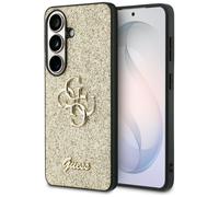 Étui Guess Fixed Glitter Big 4G Metal Logo pour Samsung Galaxy S26, doré
