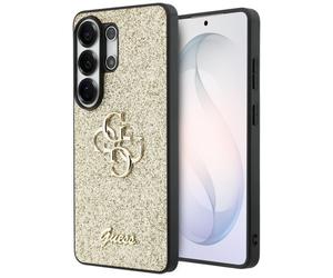 Étui Guess Fixed Glitter Big 4G Metal Logo pour Samsung Galaxy S26 Ultra, doré