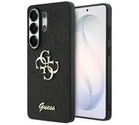 Étui Guess Fixed Glitter Big 4G Metal Logo pour Samsung Galaxy S26 Ultra, noir