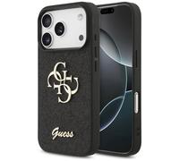 Étui Guess Fixed Glitter Big 4G pour iPhone 17 Pro noir