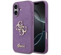 Étui Guess Fixed Glitter Big 4G pour iPhone 17 violet
