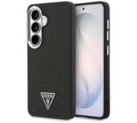 Étui Guess Fixed Glitter Triangle MagSafe pour Samsung Galaxy S26+, noir
