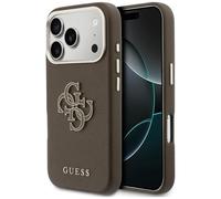 Étui Guess FW Resin Logo pour iPhone 17 Pro Max, marron
