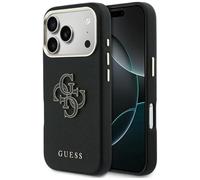 Étui Guess FW Resin Logo pour iPhone 17 Pro, noir