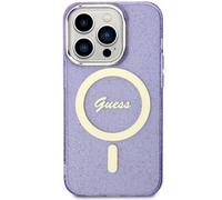 Étui Guess Glitter Gold MagSafe pour iPhone 11, violet
