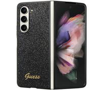 Étui Guess Glitter Script pour Samsung Galaxy Z Fold5, noir