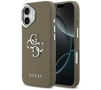 Étui Guess Grained Big 4G Classic Logo pour iPhone 17 marron