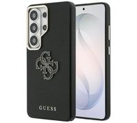Étui Guess Grained Big 4G Metal Logo pour Samsung Galaxy S26 Ultra, noir