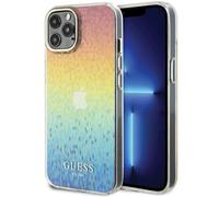Étui Guess IML Faceted Mirror Disco pour iPhone 12/12 Pro, irisé